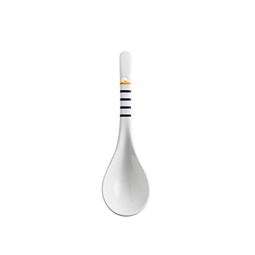 Ladle Spoon Ceramic Ramen Spoons Geschirr Zum Servieren von Küchenutensilien Porzellansuppe Ladle Essgeschirr Tee Dessert Großer Löffel (C), GYDHJSSJ, b von GYDHJSSJ