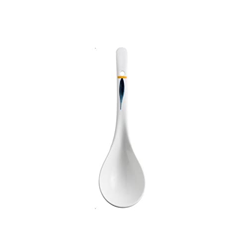Ladle Spoon Ceramic Ramen Spoons Geschirr Zum Servieren von Küchenutensilien Porzellansuppe Ladle Essgeschirr Tee Dessert Großer Löffel (C), GYDHJSSJ, d von GYDHJSSJ