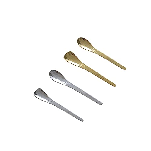 Ladle Spoon Edelstahl Shell Teelöffel Schaufel Form Eiscreme Kaffee Löffel Afternoon Tea Dessert Vintage Löffel Küchenzubehör (Zufällig 1Pc), GYDHJSSJ, Random auf 1pc von GYDHJSSJ