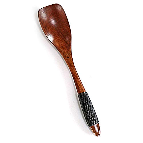 Ladle Spoon Holz Löffel Bambus Küche Kochen Utensilien-Werkzeug Reis-Suppe Dessert Löffel, Kaffee-Suppe Teelöffel (B), GYDHJSSJ, c von GYDHJSSJ
