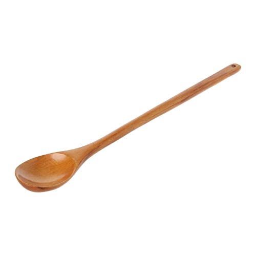 Ladle Spoon Long Handle Wooden Spoon Soup Kitchen Utensil Coffee Tea Table Scoop (Deutsche Übersetzung), GYDHJSSJ von GYDHJSSJ