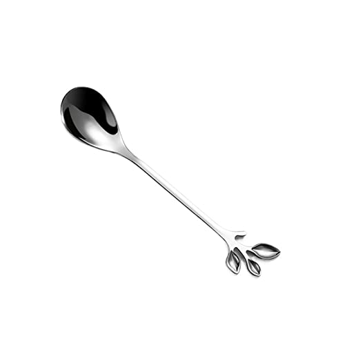 Tea Spoons Creative Stainless Steel Spoon Branch Leaves Spoon Fork Coffee Spoon Küchenzubehör Tischkultur Dekoration, GYDHJSSJ Tea Spoons Creative Stainless Steel Spoon Branch Leaves Spoon Fork Coffee Spoon Küchenzubehör Tischkultur Dekoration, GYDHJSSJ von GYDHJSSJ