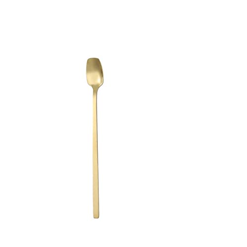 Tea Spoons Long Handle Edelstahl Geschirr Set Löffel Tee Löffel Dessert Kaffee Eislöffel Küche Zubehör Bar, GYDHJSSJ von GYDHJSSJ