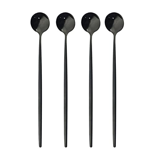 Tea Spoons Rainbow Long Handled Stir Spoon Teelöffel Saft Kaffee Rührbesteck Edelstahl Eiscreme Löffel Küche (A), GYDHJSSJ, a ist von GYDHJSSJ