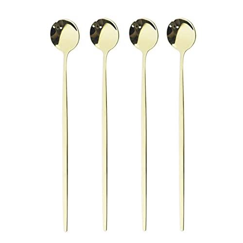 Tea Spoons Rainbow Long Handled Stir Spoon Teelöffel Saft Kaffee Rührbesteck Edelstahl Eiscreme Löffel Küche (A), GYDHJSSJ, b von GYDHJSSJ