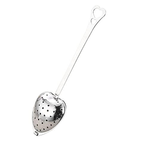 Tea Strainer Küchenutensilien Herzförmige Edelstahl Teelöffel Filter Teegeschirr Küchengeräte, GYDHJSSJ von GYDHJSSJ
