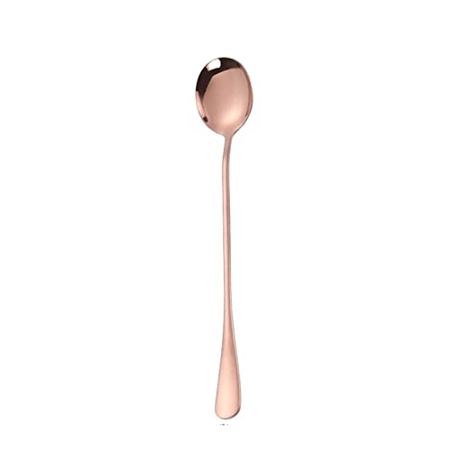 Teelöffel Edelstahl Kleiner Löffel Küchenschaufeln Dessert Tee Löffel Kaffeelöffel mit Langem Griff, GYDHJSSJ von GYDHJSSJ