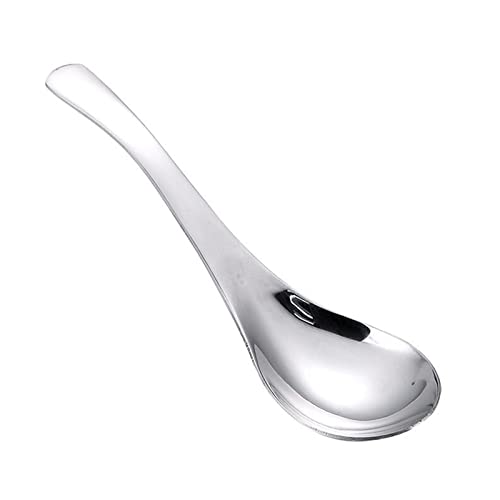 Teelöffel Edelstahl Löffel Reis Suppe Löffel Eis Dessert Löffel Deepened Tee Kaffee Löffel Küche Abendessen Geschirr, GYDHJSSJ von GYDHJSSJ