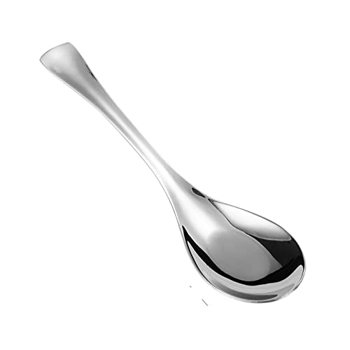 Teelöffel Form Griff Suppe Löffel Tischgeschirr Edelstahl Scoop Ladle Nonstick Besteck Home Kitchen Cooking Serving Utensilien, GYDHJSSJ Teelöffel Form Griff Suppe Löffel Tischgeschirr Edelstahl Scoop Ladle Nonstick Besteck Home Kitchen Cooking Serving Utensilien, GYDHJSSJ von GYDHJSSJ
