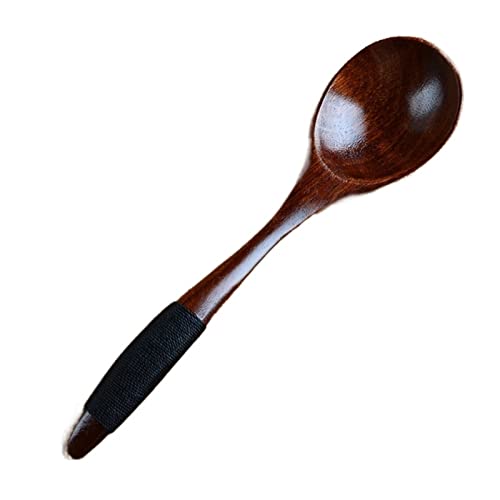 Teelöffel Holz Löffel Bambus Küche Kochen Utensil Tool Teelöffel Reis-Suppe Löffel für Küche Geschirr, GYDHJSSJ von GYDHJSSJ