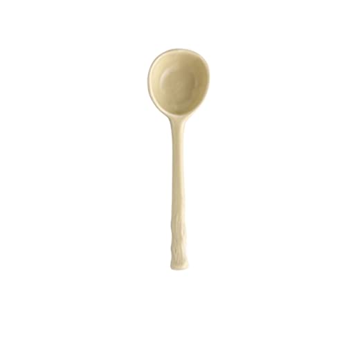 Teelöffel Keramik Suppe Löffel Geschirr Essen Löffel Langer Griff Löffel Küche Kochen Utensil Tool Teelöffel für Küche, GYDHJSSJ von GYDHJSSJ
