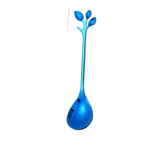 Teelöffel Kleine Äste Blatt Kaffeelöffel Edelstahl Upscale Geschirr Besteck Fruit Fork Stir Löffel Teelöffel Abendessen Utensilien, GYDHJSSJ von GYDHJSSJ