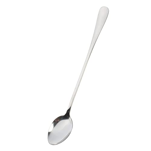 Teelöffel Lange Handled Edelstahl Kaffeelöffel Flachware Eis Tee Dessert Teelöffel für Picknick Küche Zubehör, GYDHJSSJ von GYDHJSSJ