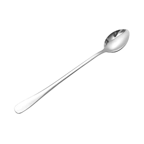Teelöffel Long Handle Löffel Dessert Edelstahl Vintage Teelöffel Trinken Geschirr Tee Kaffee Mischen Löffel Küche Geschirr, GYDHJSSJ von GYDHJSSJ