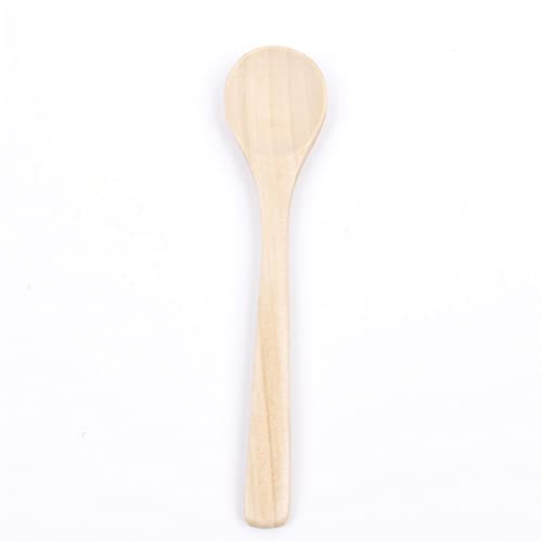 Teelöffel Mini Holz Löffel Küche Kochen Teelöffel Gewürz Utensil Kaffee Löffel Eis Geschirr-Werkzeug-Set, GYDHJSSJ von GYDHJSSJ