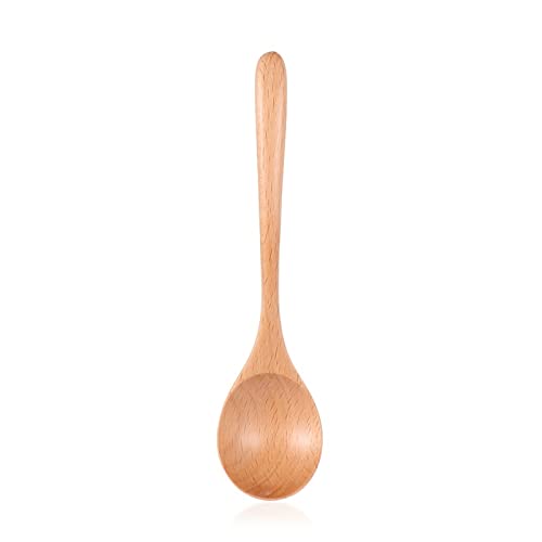 Teelöffel Natürliche Feste Holz Löffel Suppe Scoop Holz Geschirr Porridge Dessert Teelöffel Küche Kochen Utensil, GYDHJSSJ von GYDHJSSJ