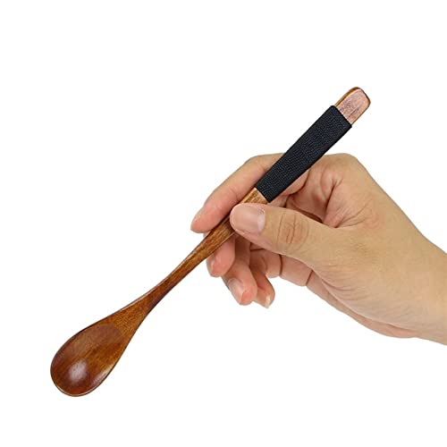 Teelöffel Tee Löffel Kaffee Mischen Löffel Lange Griff Teelöffel Dessert Löffel Holz Kaffee Rühren Löffel Holz Geschirr, GYDHJSSJ von GYDHJSSJ