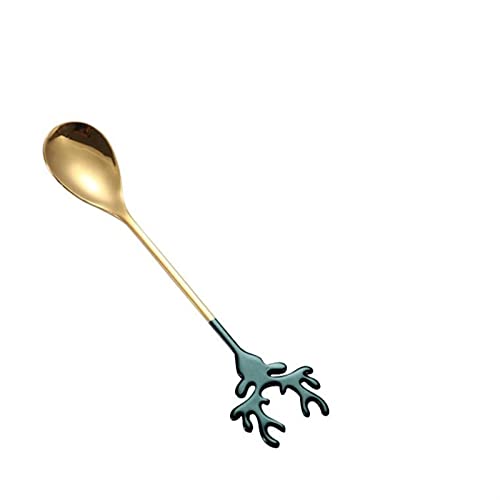 Teelöffel Teelöffel Deer Coffee Spoon Edelstahl Geschirr Dessert Löffel mit Geschenkbox, GYDHJSSJ von GYDHJSSJ