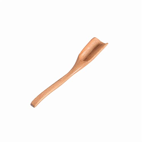 Teelöffel Wiederverwendbare Natürliche Holz Tee Kaffee Zucker Messing Messing Messing Scoop Löffel, GYDHJSSJ von GYDHJSSJ