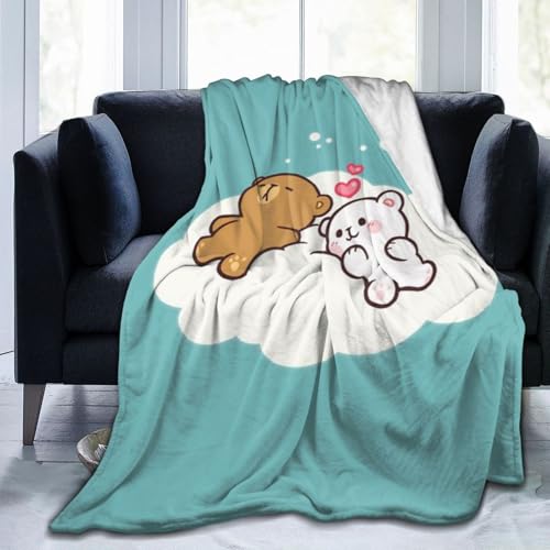 Milk and Mocha Niedliche Überwurfdecke, leicht, gemütlich, für Couch und Bett, superweich und warm, Flanell-Fleece-Mikrofaser, Überwurfdecken für alle Jahreszeiten Milk and Mocha Niedliche Überwurfdecke, leicht, gemütlich, für Couch und Bett, superweich und warm, Flanell-Fleece-Mikrofaser, Überwurfdecken für alle Jahreszeiten von GYDJYWFRN