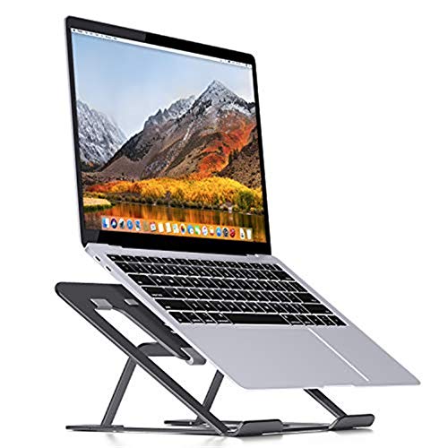 GYHH Laptopständer,Laptop Stand, Stand Tragbare Notebook Cooling Einstellbare Hebe Computer-Stand-geeignet Für Die Meisten Notebooks (Silber,Löcher) von GYHH