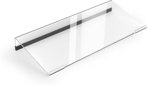 GYJZZW Kleiner Computer-Acryl-Tastaturständer, 30 x 13 cm, Acryl-Tastenständer für Schreibtisch, Tastaturhalter (1 Stück) von GYJZZW
