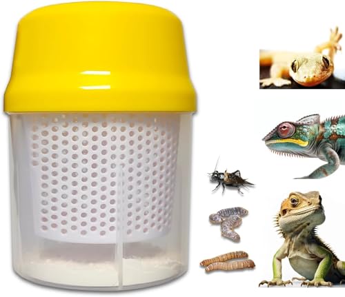 Reptile Cricket Calcium Mixer, Cricket Nutrients Shaker, Insect Feeder for Gecko, Chamäleon, Eidechse, Snake (A1) von GYJZZW