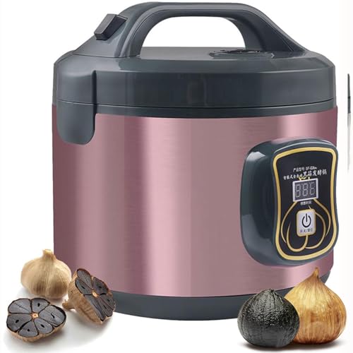 GYKOZY 3L Automatische Fermentermaschine für schwarzen Knoblauch, intelligenter Joghurtbereiter für schwarzen Knoblauch Pot Natto Maker mit 2-stufigem Knoblauchrack von GYKOZY