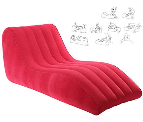 GYLEJWH Sex-Inflatable Sofa Chair Adult Spiel Sexy Möbel Love Chairs Sexuelle Berichte Sofas Bett Für Paare,Rot von GYLEJWH