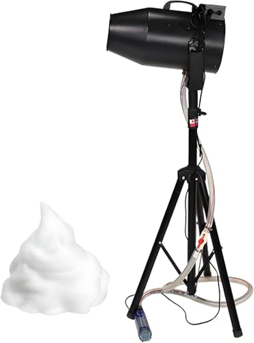 GYLFZDQ 1000-W-Schaummaschine Für Partys Im Freien, Schaumkanonenmaschine, 6–10 M Entfernung/80 M² Fläche, Einstellbarer Winkel, Jet-Schaummaschine Mit Bühneneffekt,Plug-intype Black,46 * 120CM GYLFZDQ 1000-W-Schaummaschine Für Partys Im Freien, Schaumkanonenmaschine, 6–10 M Entfernung/80 M² Fläche, Einstellbarer Winkel, Jet-Schaummaschine Mit Bühneneffekt,Plug-intype Black,46 * 120CM von GYLFZDQ