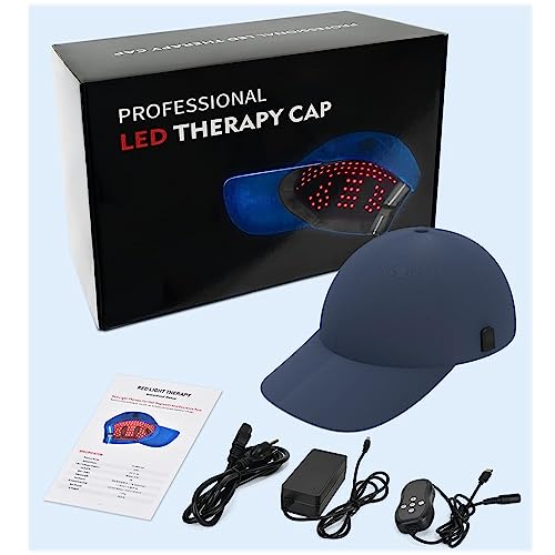 Infrarot-Therapiekappe für Haare 3-in-1-Rotlicht-Kappe 160 LEDs, 630nm, 850nm, 940nm, Einstellbare Größe Infrarot-Therapiegerät von GYLRD