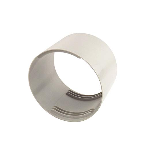 GYMNASTIKA Fenster Adapter Rohrverbinder,abluftschlauch Adapter Fensteradapter Klimaanlage Für Abluftschlauch-Kit Für Tragbare Klimaanlagen Exhaust Pipe Flat Nozzle Silver 150mm von GYMNASTIKA