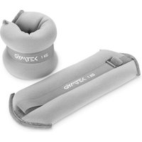 GYMTEK Gewichtsmanschetten 2er Set, Gewichte für Beine und Arm, 1 kg GYMTEK Gewichtsmanschetten 2er Set, Gewichte für Beine und Arm, 1 kg von GYMTEK