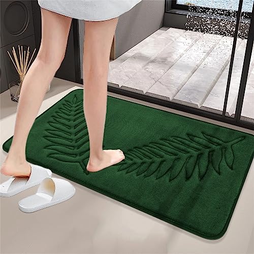 GYORI Memory Foam Badematte Badteppich Saugstark rutschfeste Badematte Duschvorleger rutschfest Badvorleger rutschfest Waschbar Duschvorleger Schnelltrocknend Mikrofaser Badvorleger von GYORI