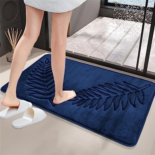 GYORI Memory Foam Badematte Badteppich Saugstark rutschfeste Badematte Duschvorleger rutschfest Badvorleger rutschfest Waschbar Duschvorleger Schnelltrocknend Mikrofaser Badvorleger von GYORI
