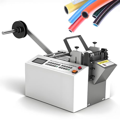 Automatischer Schrumpfschlauchschneider, 250 W, elektrischer Rohrschneider mit Mikrocomputersteuerung, Schnittbreite 100 mm, für Glasfaserschläuche, Kabel, gelbe Wachsschläuche Automatischer Schrumpfschlauchschneider, 250 W, elektrischer Rohrschneider mit Mikrocomputersteuerung, Schnittbreite 100 mm, für Glasfaserschläuche, Kabel, gelbe Wachsschläuche von GYQSSD
