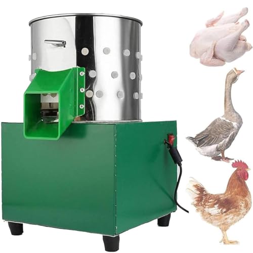 GYQSSD Automatische Entfederungsmaschine für Hühner, Hühnerfeder-Zupfmaschine aus Edelstahl, kleine Entfederungs-Zupfmaschine für Hühner, Puten, Wachteln, Geflügel, Enten von GYQSSD