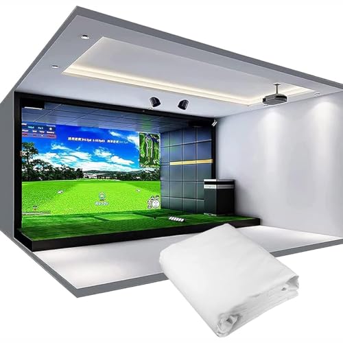 GYQSSD Golfsimulator-Schlagbildschirm für Golftraining, Indoor-Training-Schlagprojektionsbildschirm, Golfschwungtrainer für Indoor-Heimanfänger,Doublelayer-3x1m/9.8x3.2ft von GYQSSD