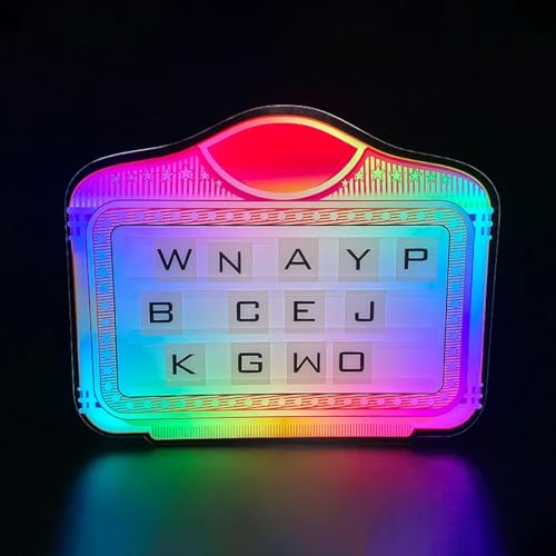 GYQSSD LED-Flaschenpräsenter mit Buchstaben, individuelles Logo „Happy Birthday“, veränderbare Buchstaben, VIP-Service, LED-Flaschenservice-Schild für Club-Party-Bar,Coloredlight von GYQSSD