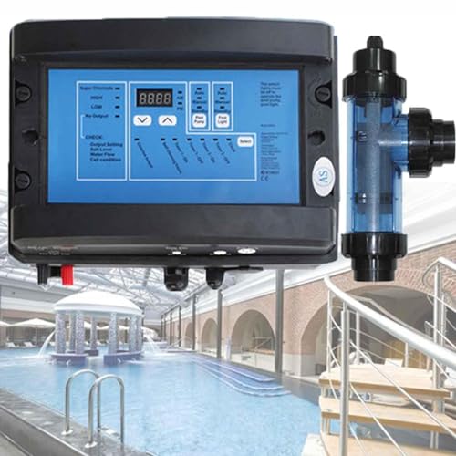 GYQSSD Salzwasser-Chlorinatorzelle, elektrolytisches Salz-Chlor-Generatorsystem, Schwimmbad-Salzchlorinator, 10-40℃ Wassertemperatur-Chlorinator, geeignet für Heimpool,10g/h GYQSSD Salzwasser-Chlorinatorzelle, elektrolytisches Salz-Chlor-Generatorsystem, Schwimmbad-Salzchlorinator, 10-40℃ Wassertemperatur-Chlorinator, geeignet für Heimpool,10g/h von GYQSSD