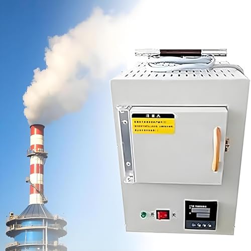Kompakter Tischmuffelofen, Keramikfaserofen, kleiner elektrischer Laborofen, integrierte Programmsteuerung, thermisch für Metall/Keramik/Kunststoff/Titan von GYQSSD