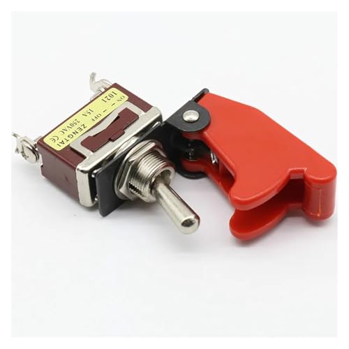GYQYJPFZM 1 pcs ON Off Toggle Switch with Protection Cover von GYQYJPFZM