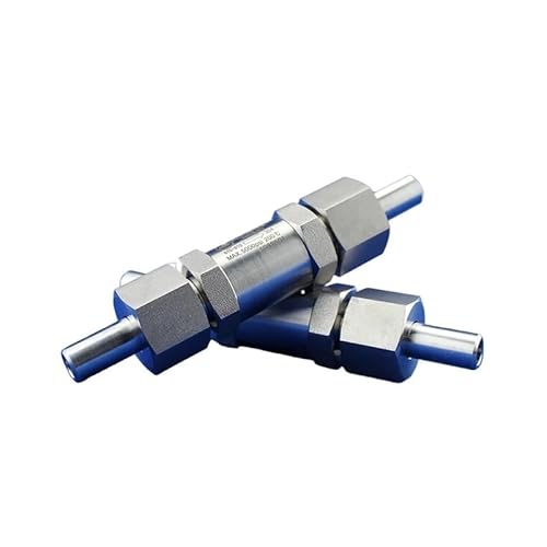 GYQYJPFZM 1PC High Pressure Stainless Steel Welding Check Valve 10MM Pipeline Instrument One-Way Valve 6000PSI von GYQYJPFZM