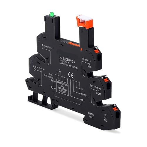 GYQYJPFZM 1PC RSL-DRP024 BLK Slim Relay Socket Base GYQYJPFZM 1PC RSL-DRP024 BLK Slim Relay Socket Base von GYQYJPFZM