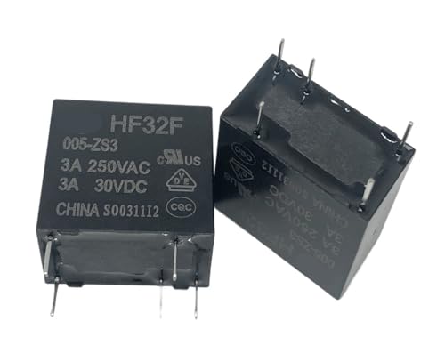 GYQYJPFZM 1pc HF32F 005-ZS3 5V (32F-1C-12V/5V/48V-3A) Relay 5pins von GYQYJPFZM