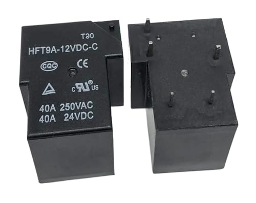 GYQYJPFZM 1pc HFT9A-12VDC-C (T90C5-12V/24V-40A) Relay 5pins von GYQYJPFZM