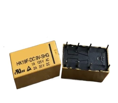 GYQYJPFZM 1pc HK19F-DC9V-SHG Relay 8pins von GYQYJPFZM