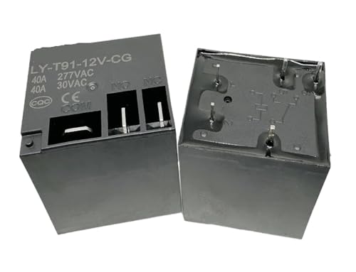 GYQYJPFZM 1pc LY-T91-12V-CG (T91-1C-12V-40A) Relay 5 pins von GYQYJPFZM