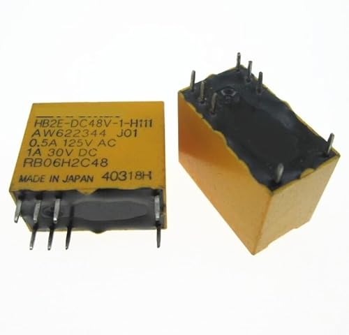 GYQYJPFZM 48V Relay HB2E-DC48V HB2E-DC48V-1-H111 HB2EDC48V HB2E-48VDC 48VDC DC48V 0.5A 125VAC DIP8 von GYQYJPFZM