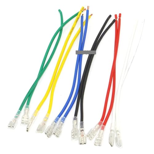 GYQYJPFZM 5pcs 2.8mm Crimp Terminal for 16mm 19mm Metal Switch Flat Pins Type Switch Connector Pushbutton Switch Socket von GYQYJPFZM
